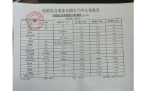 水質(zhì)全分析檢驗分析報告
